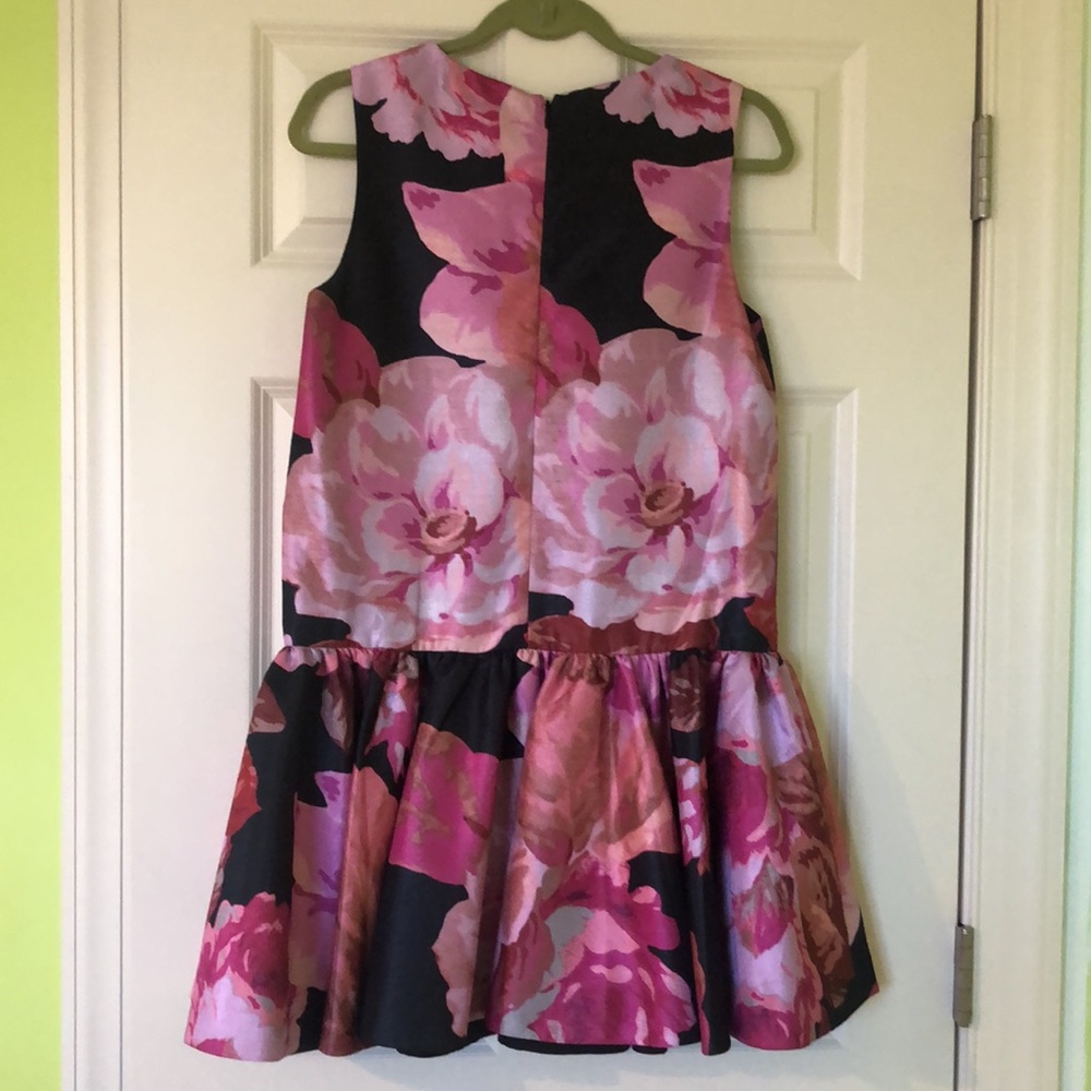 Purple&pink floral drop waist dress - Picture 5 of 5